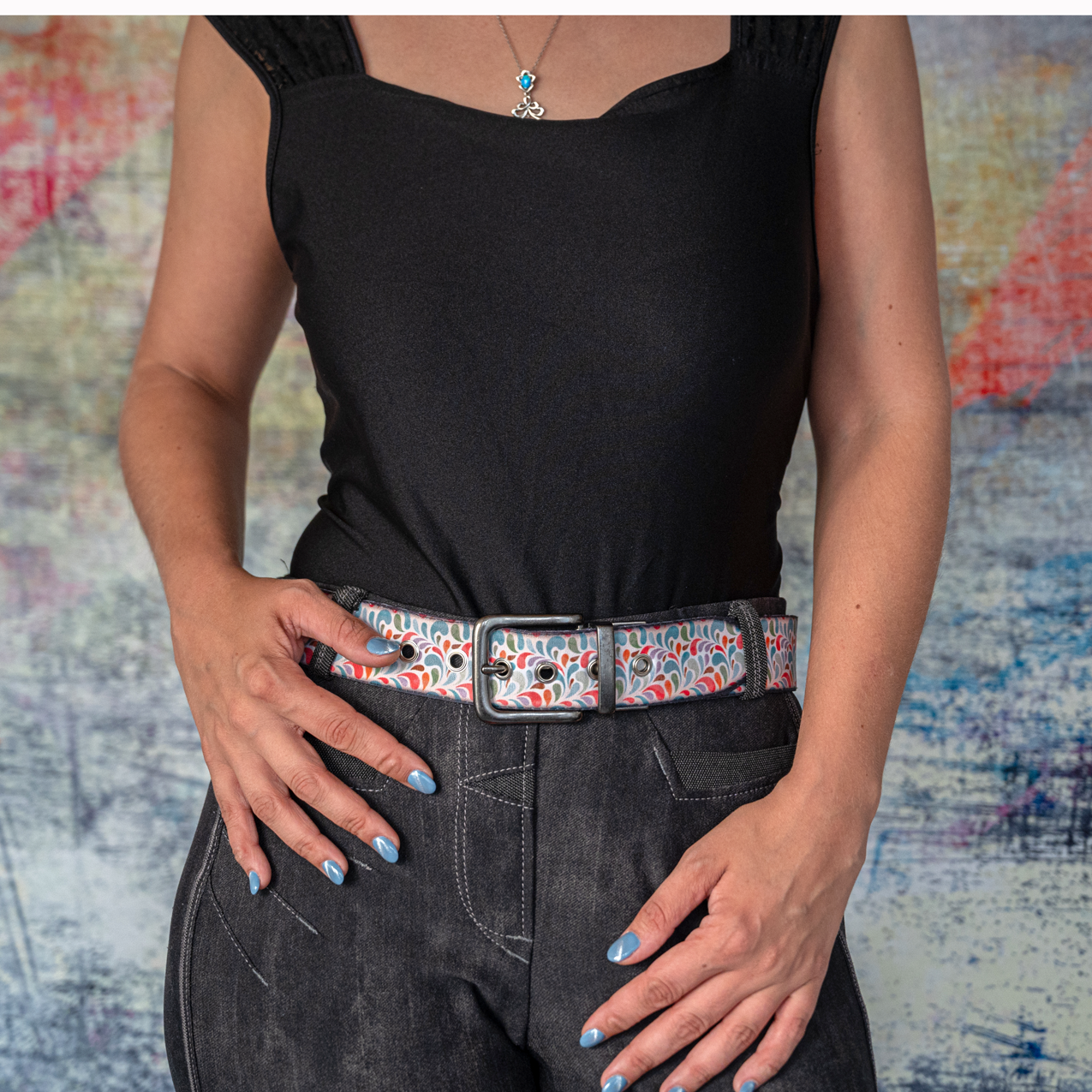 Seegarn - Gürtel / Wendegürtel SeeLicht 4cm