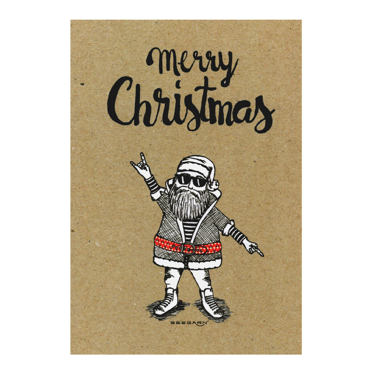 Gutscheinkarte - Merry Christmas