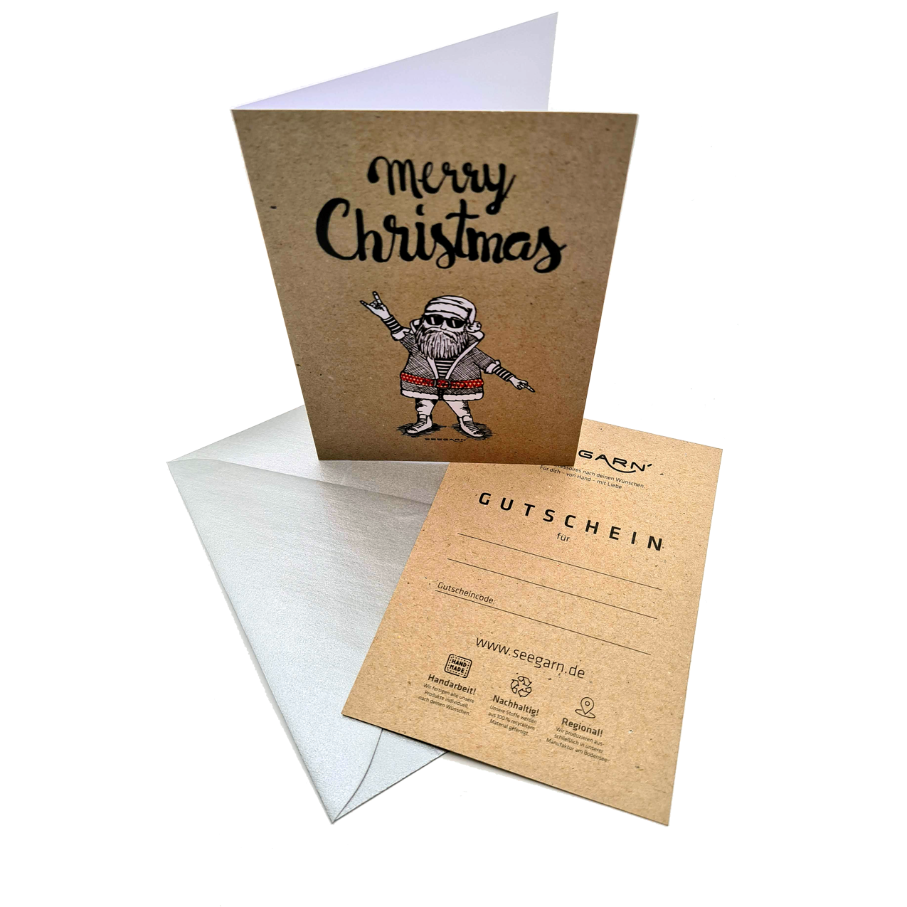 Gutscheinkarte - Merry Christmas