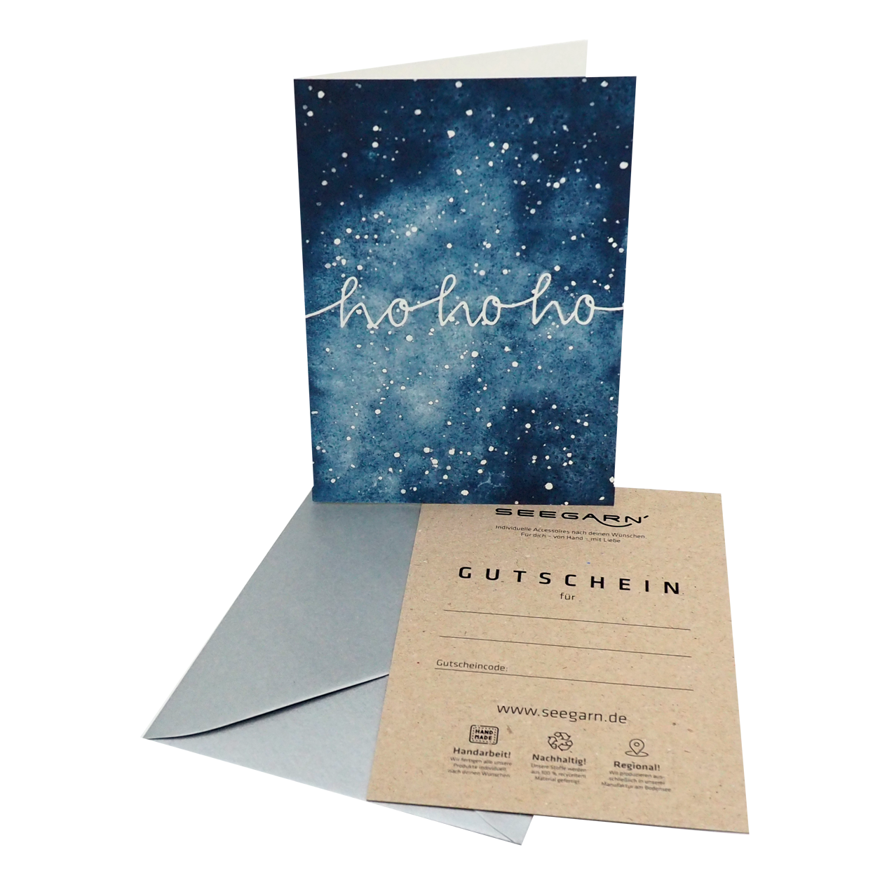 Gutscheinkarte - Ho ho ho